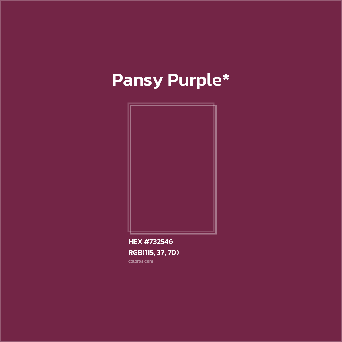 HEX #732546 Color Name, Color Code, Palettes, Similar Paints, Images