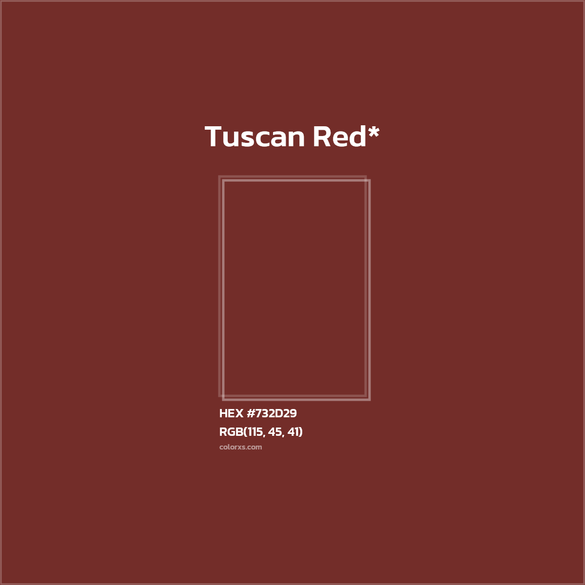 HEX #732D29 Color Name, Color Code, Palettes, Similar Paints, Images