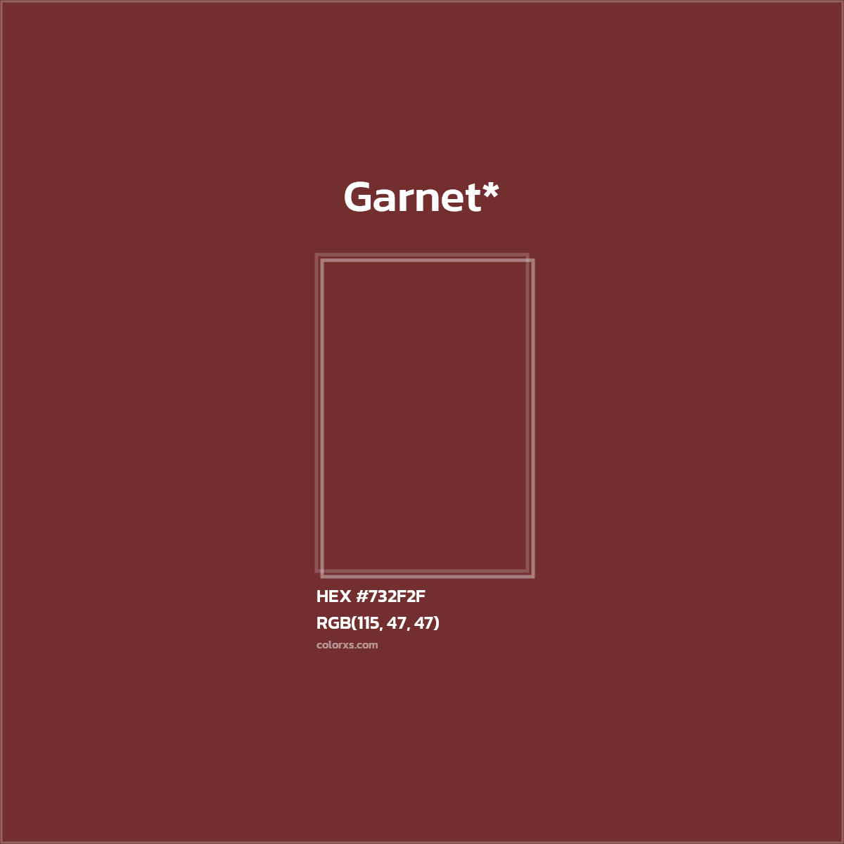 HEX #732F2F Color Name, Color Code, Palettes, Similar Paints, Images