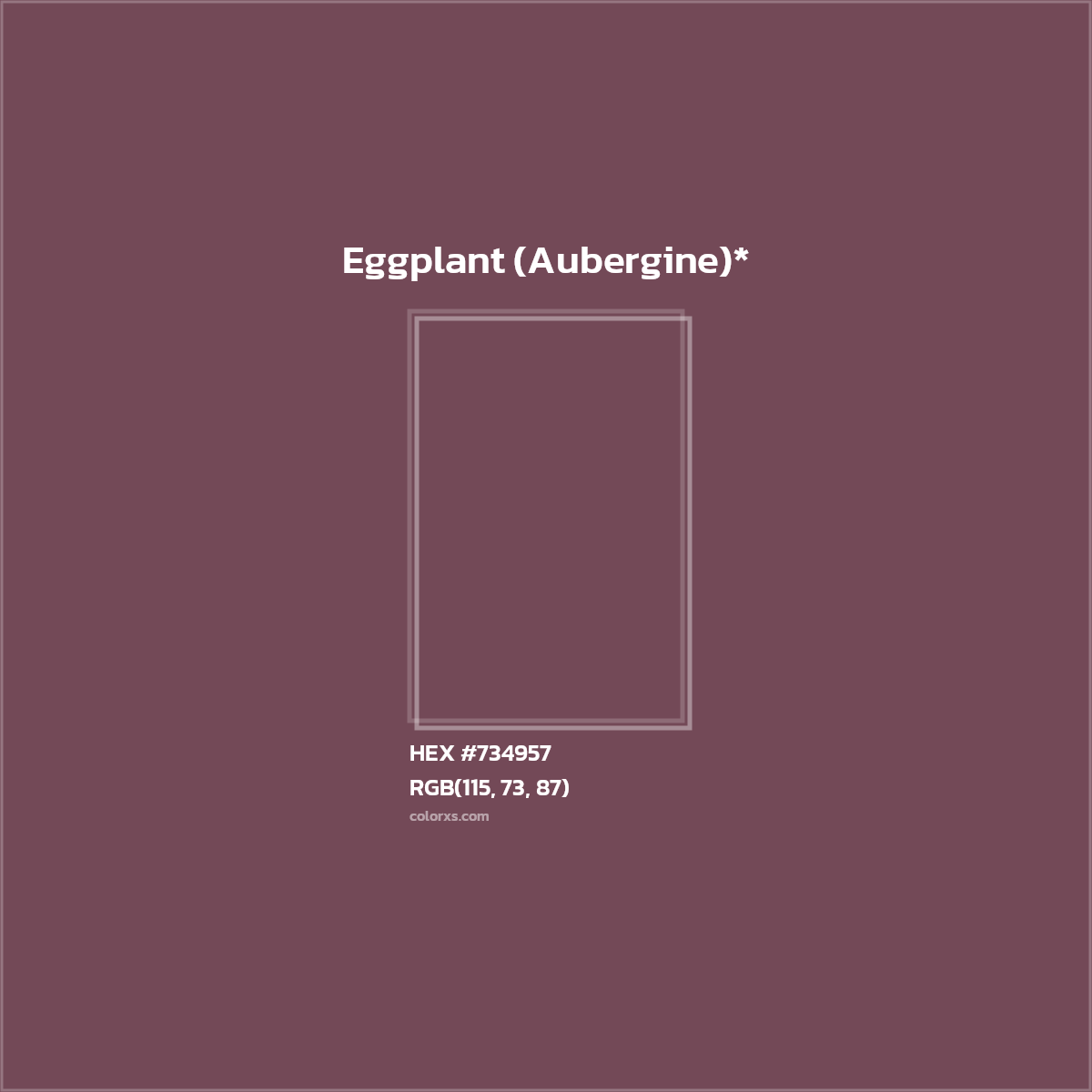 HEX #734957 Color Name, Color Code, Palettes, Similar Paints, Images