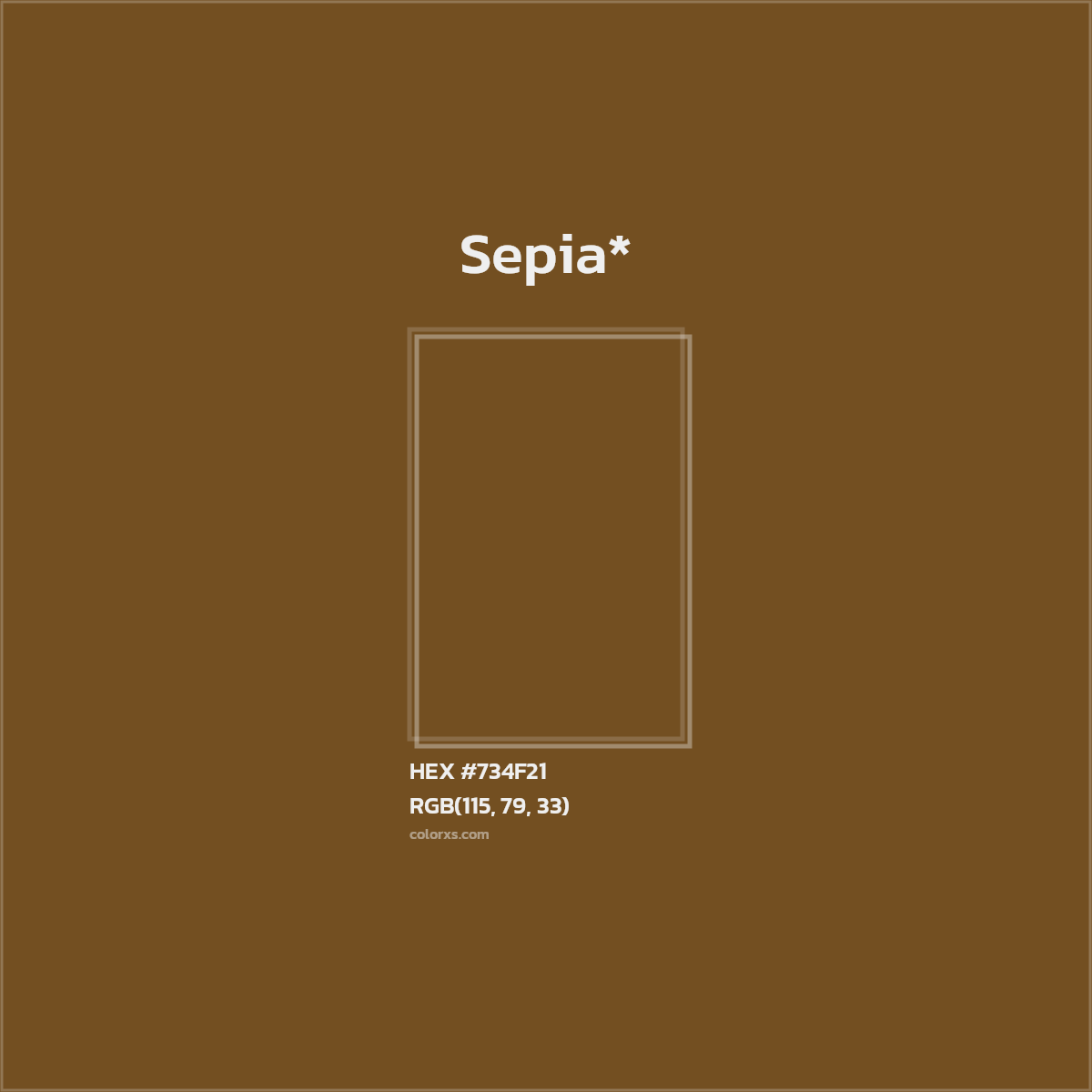 HEX #734F21 Color Name, Color Code, Palettes, Similar Paints, Images