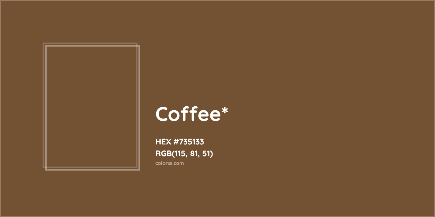 HEX #735133 Color Name, Color Code, Palettes, Similar Paints, Images