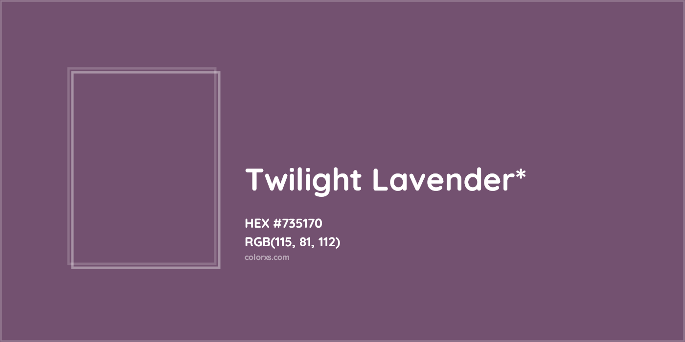 HEX #735170 Color Name, Color Code, Palettes, Similar Paints, Images