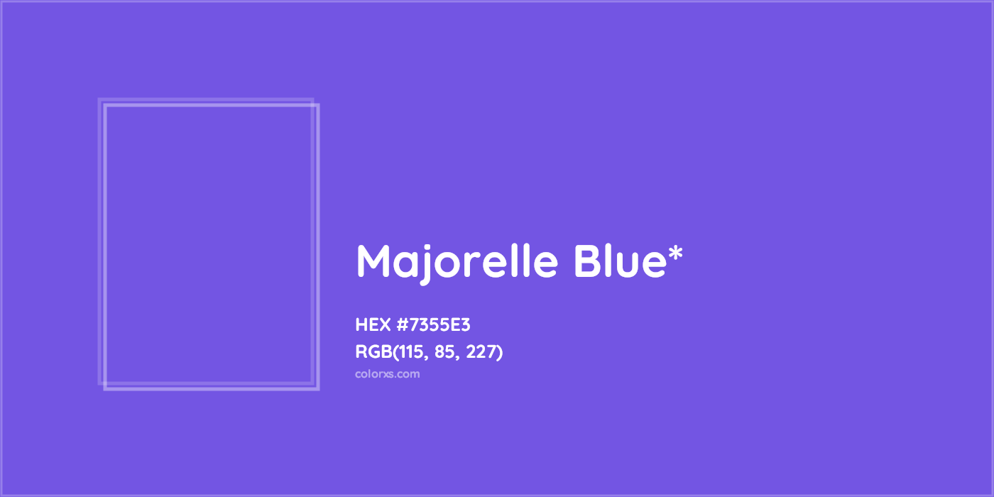 HEX #7355E3 Color Name, Color Code, Palettes, Similar Paints, Images