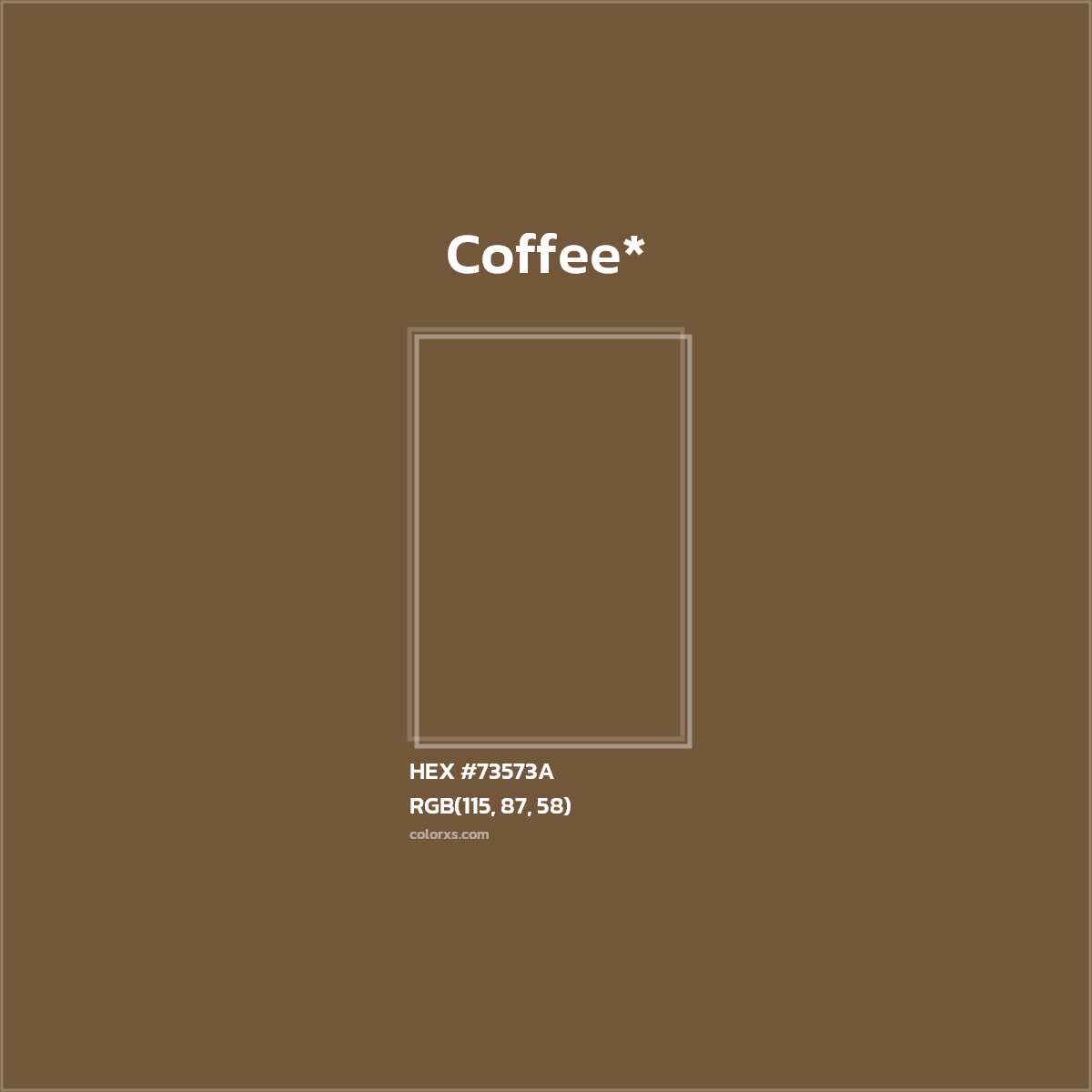 HEX #73573A Color Name, Color Code, Palettes, Similar Paints, Images