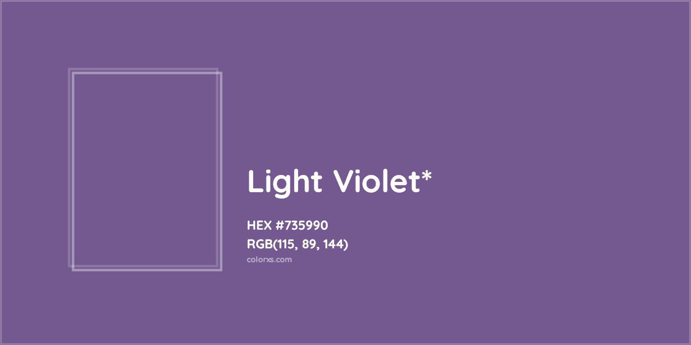 HEX #735990 Color Name, Color Code, Palettes, Similar Paints, Images