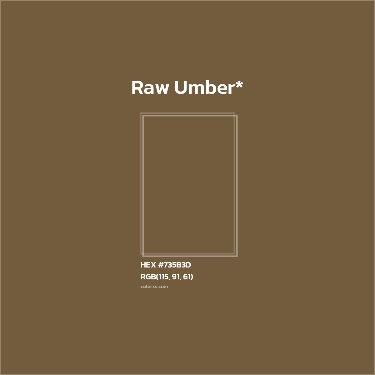 HEX #735B3D Color Name, Color Code, Palettes, Similar Paints, Images