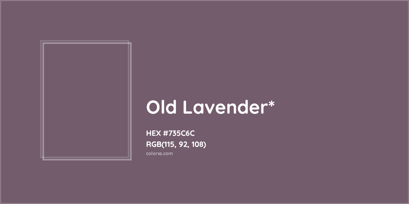 HEX #735C6C Color Name, Color Code, Palettes, Similar Paints, Images