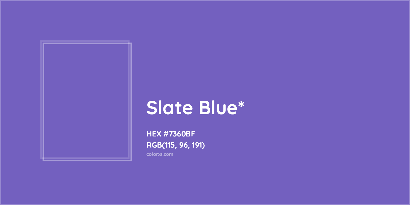 HEX #7360BF Color Name, Color Code, Palettes, Similar Paints, Images
