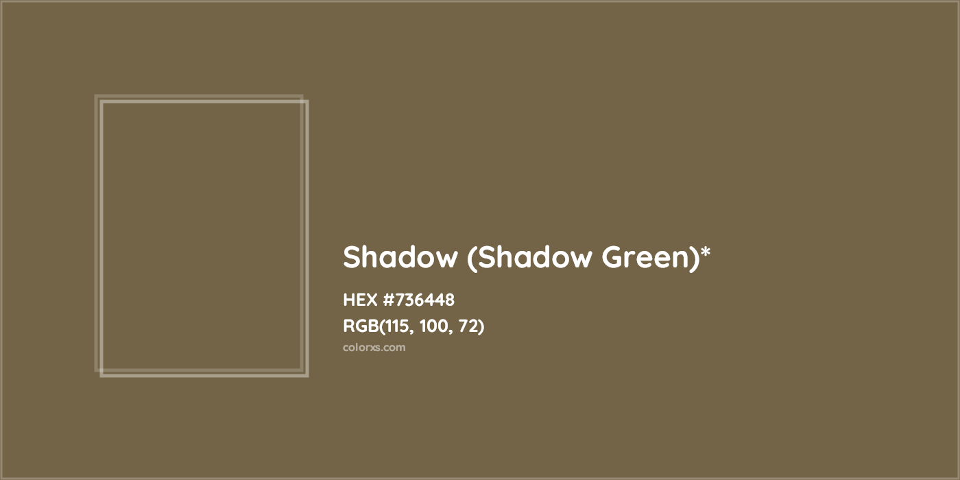 HEX #736448 Color Name, Color Code, Palettes, Similar Paints, Images