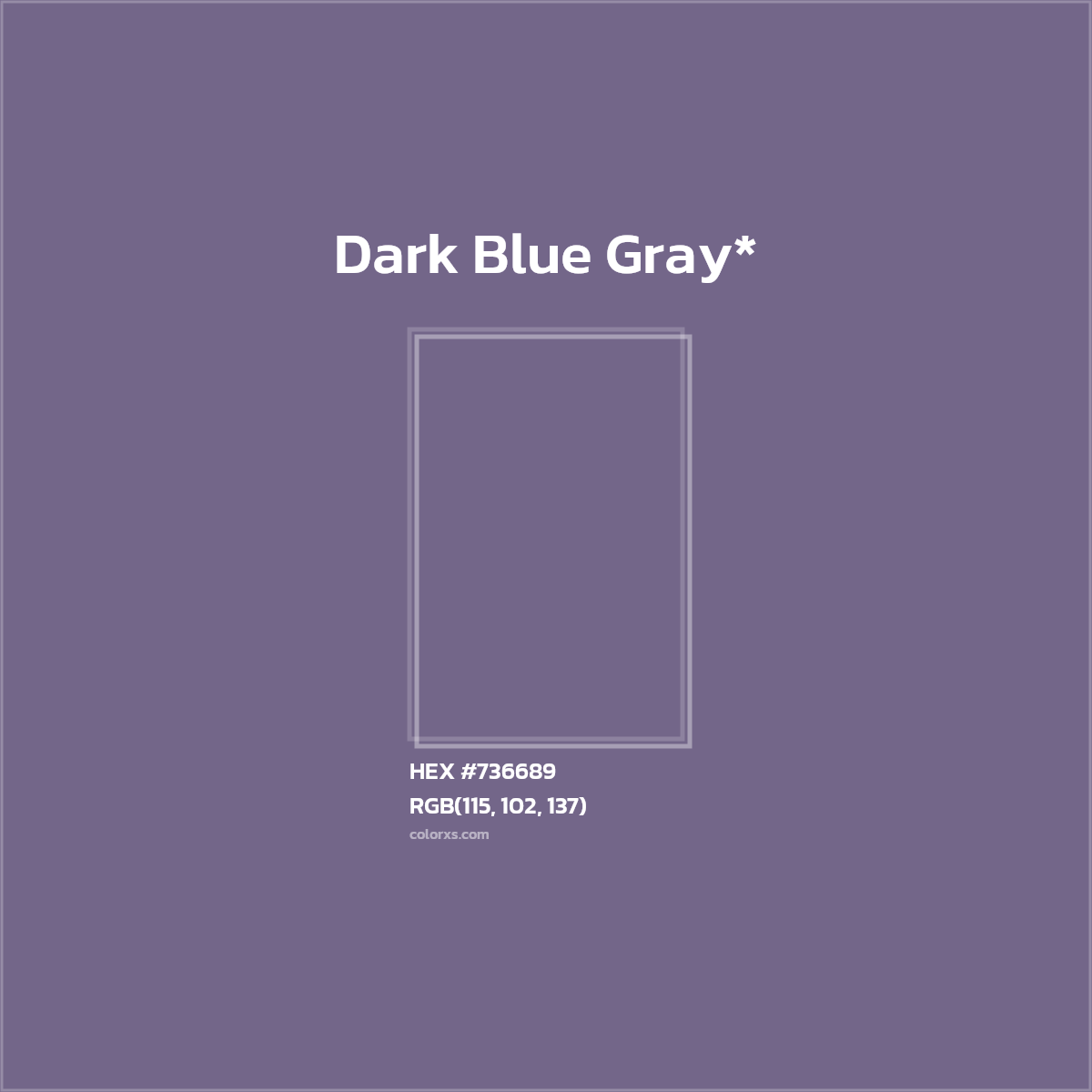 HEX #736689 Color Name, Color Code, Palettes, Similar Paints, Images