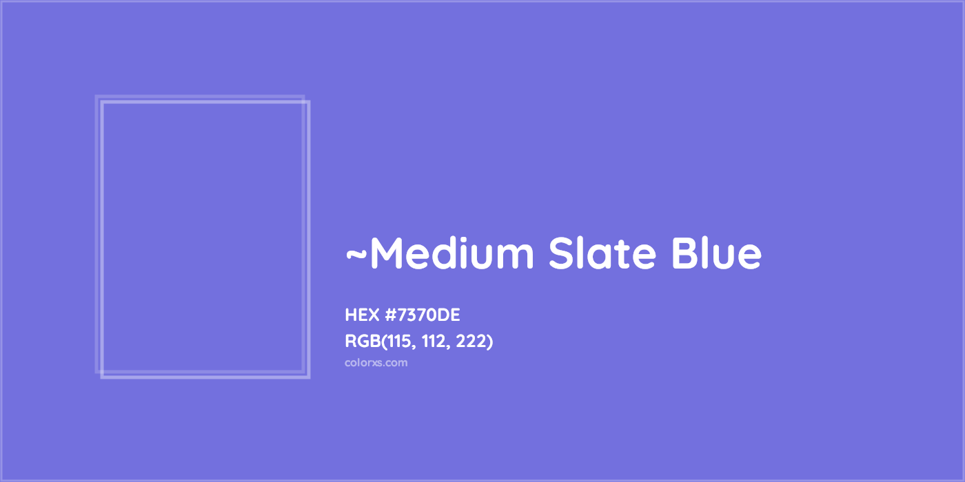 HEX #7370DE Color Name, Color Code, Palettes, Similar Paints, Images