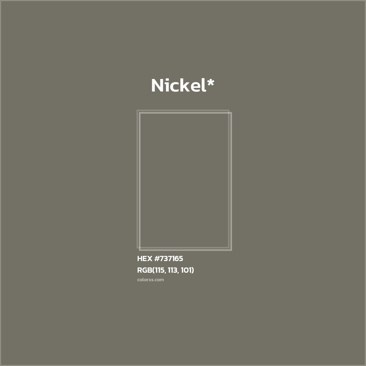 HEX #737165 Color Name, Color Code, Palettes, Similar Paints, Images
