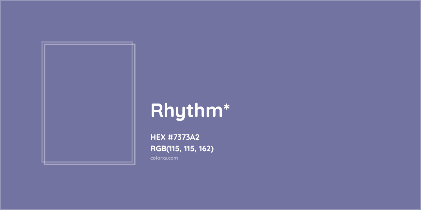 HEX #7373A2 Color Name, Color Code, Palettes, Similar Paints, Images