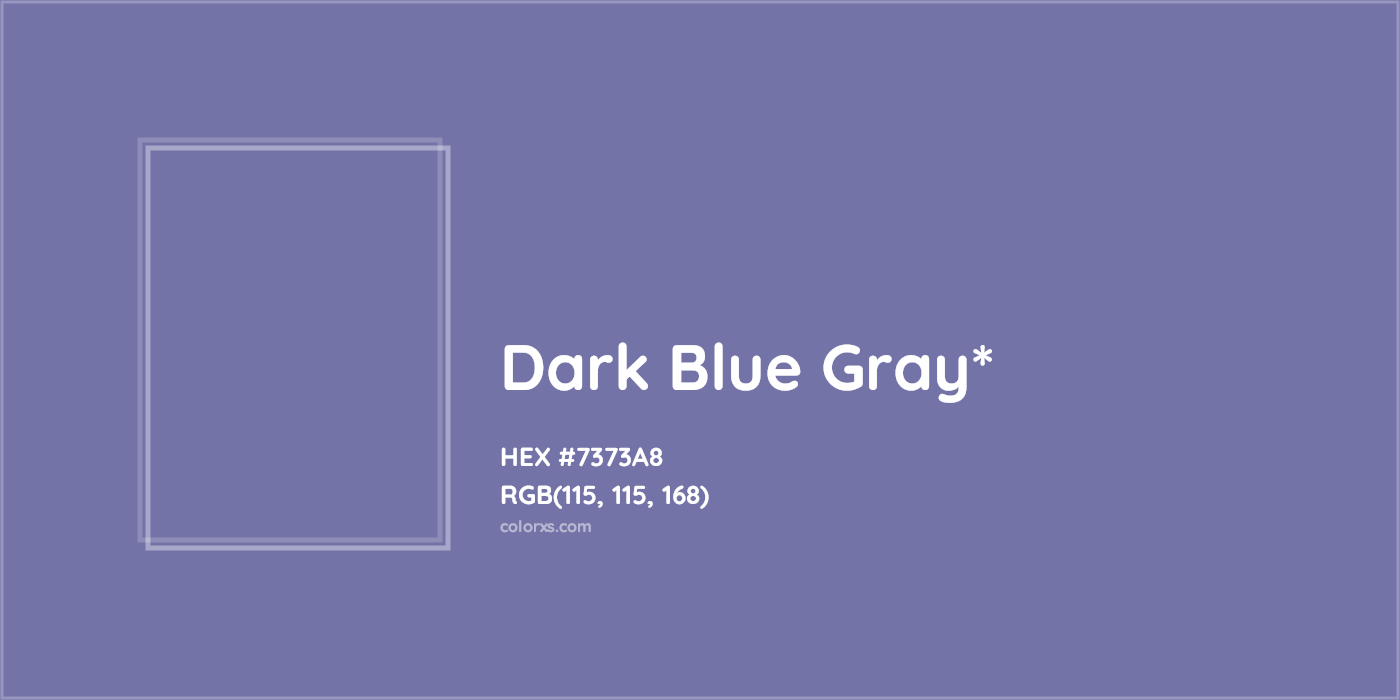 HEX #7373A8 Color Name, Color Code, Palettes, Similar Paints, Images
