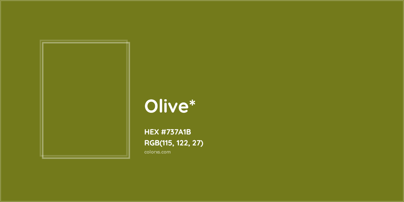 HEX #737A1B Color Name, Color Code, Palettes, Similar Paints, Images