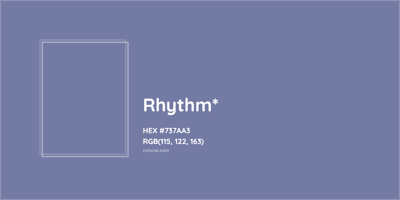 HEX #737AA3 Color Name, Color Code, Palettes, Similar Paints, Images