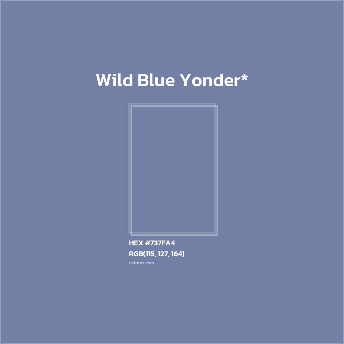 HEX #737FA4 Color Name, Color Code, Palettes, Similar Paints, Images