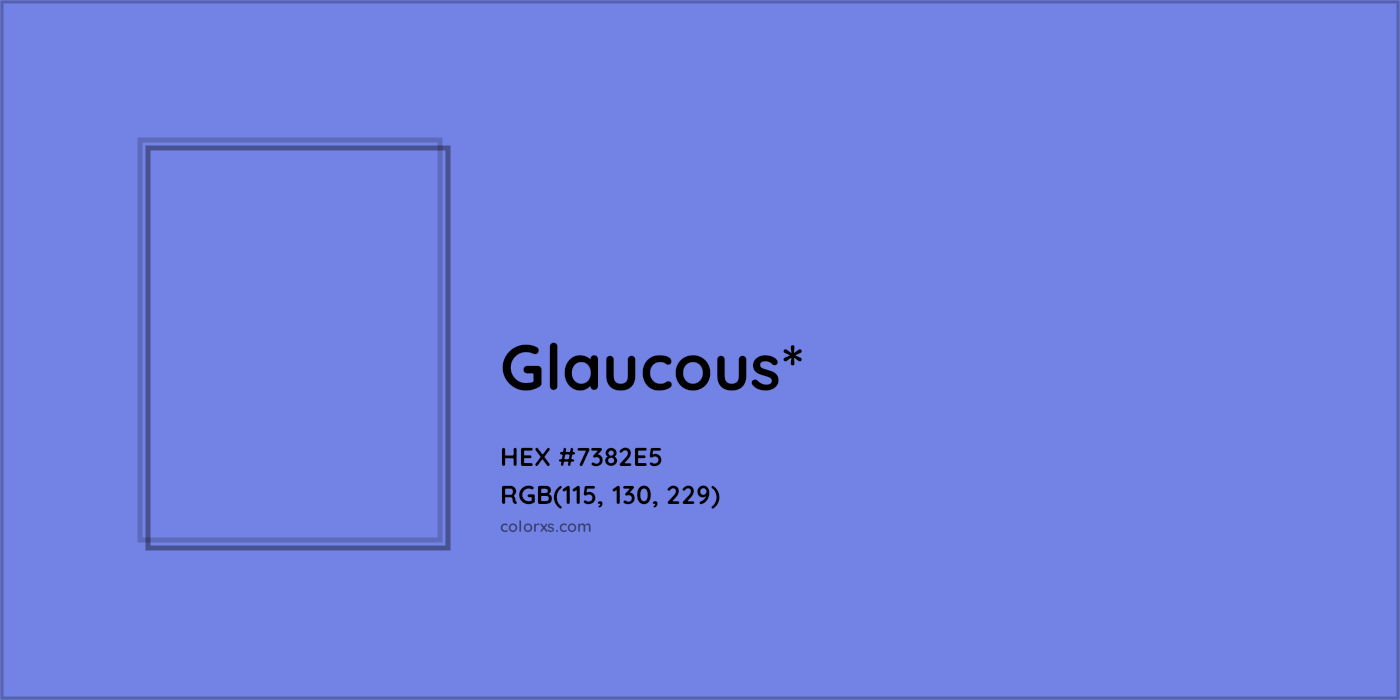 HEX #7382E5 Color Name, Color Code, Palettes, Similar Paints, Images
