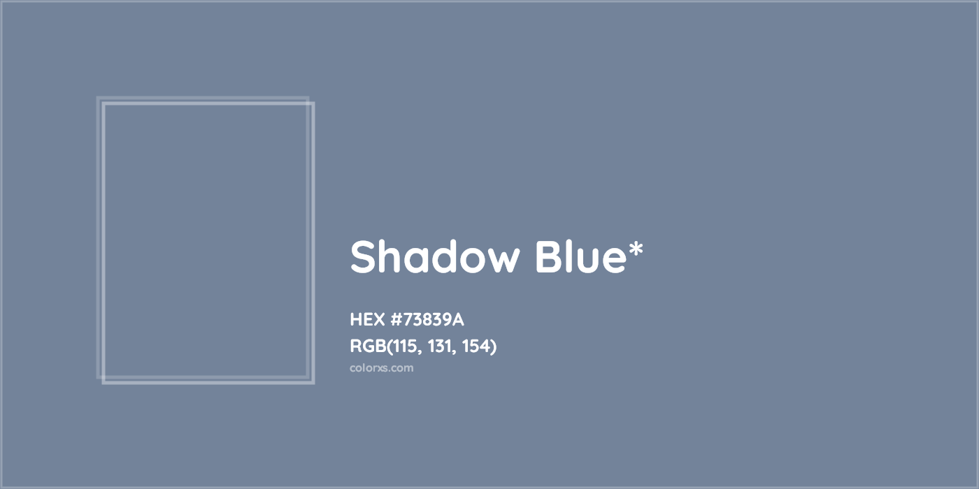 HEX #73839A Color Name, Color Code, Palettes, Similar Paints, Images