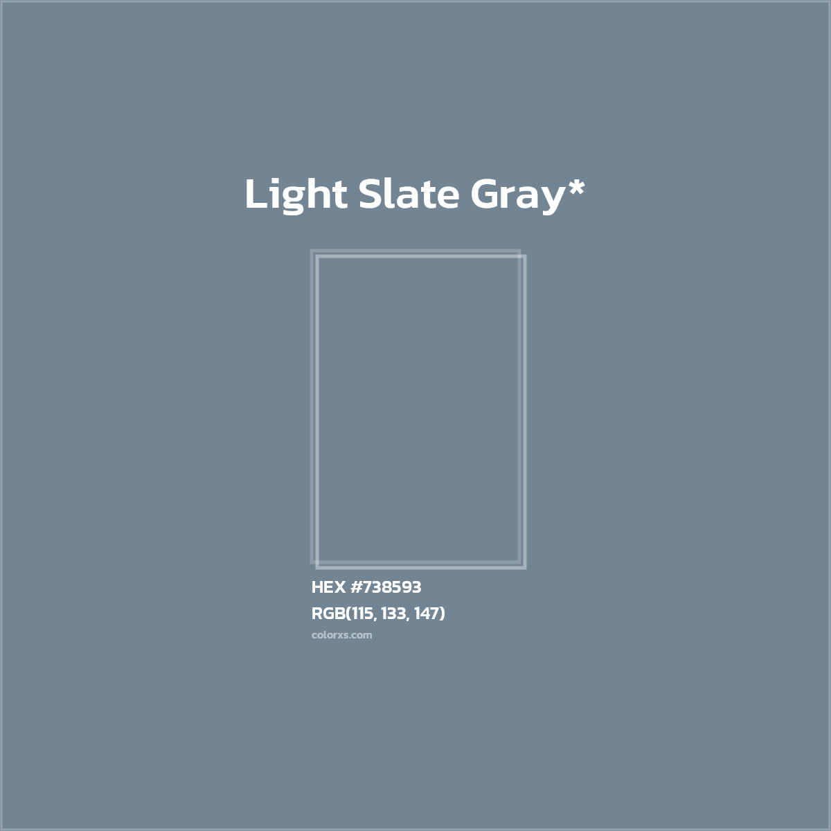 HEX #738593 Color Name, Color Code, Palettes, Similar Paints, Images