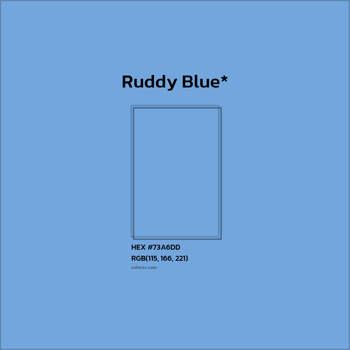 HEX #73A6DD Color Name, Color Code, Palettes, Similar Paints, Images