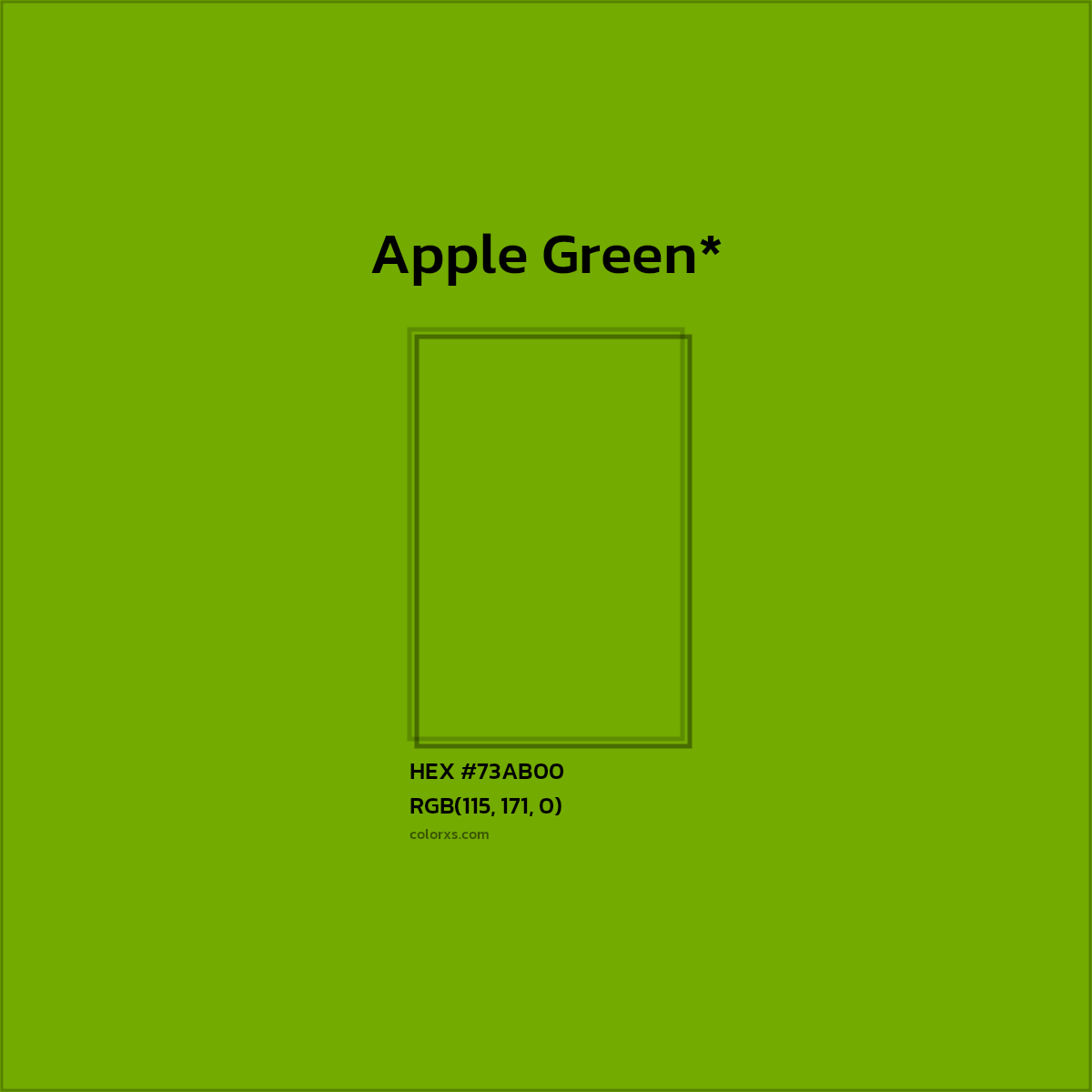 HEX #73AB00 Color Name, Color Code, Palettes, Similar Paints, Images