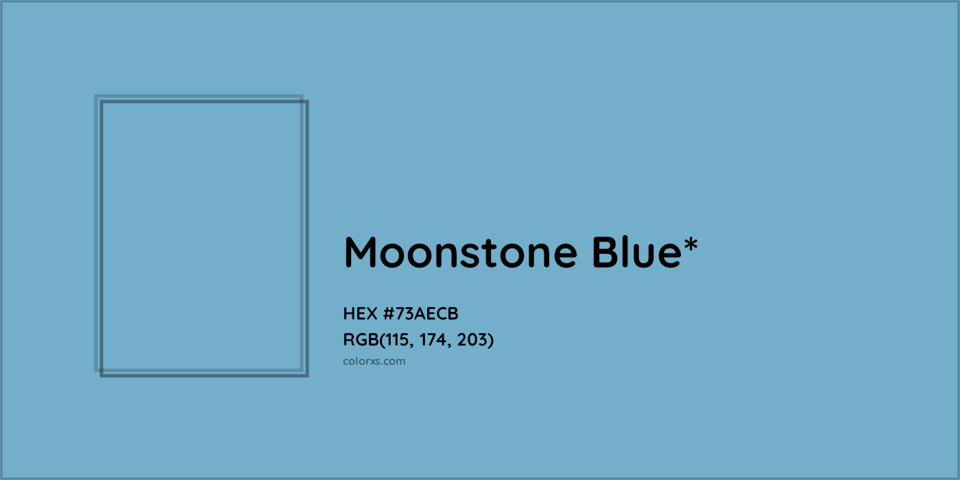 HEX #73AECB Color Name, Color Code, Palettes, Similar Paints, Images