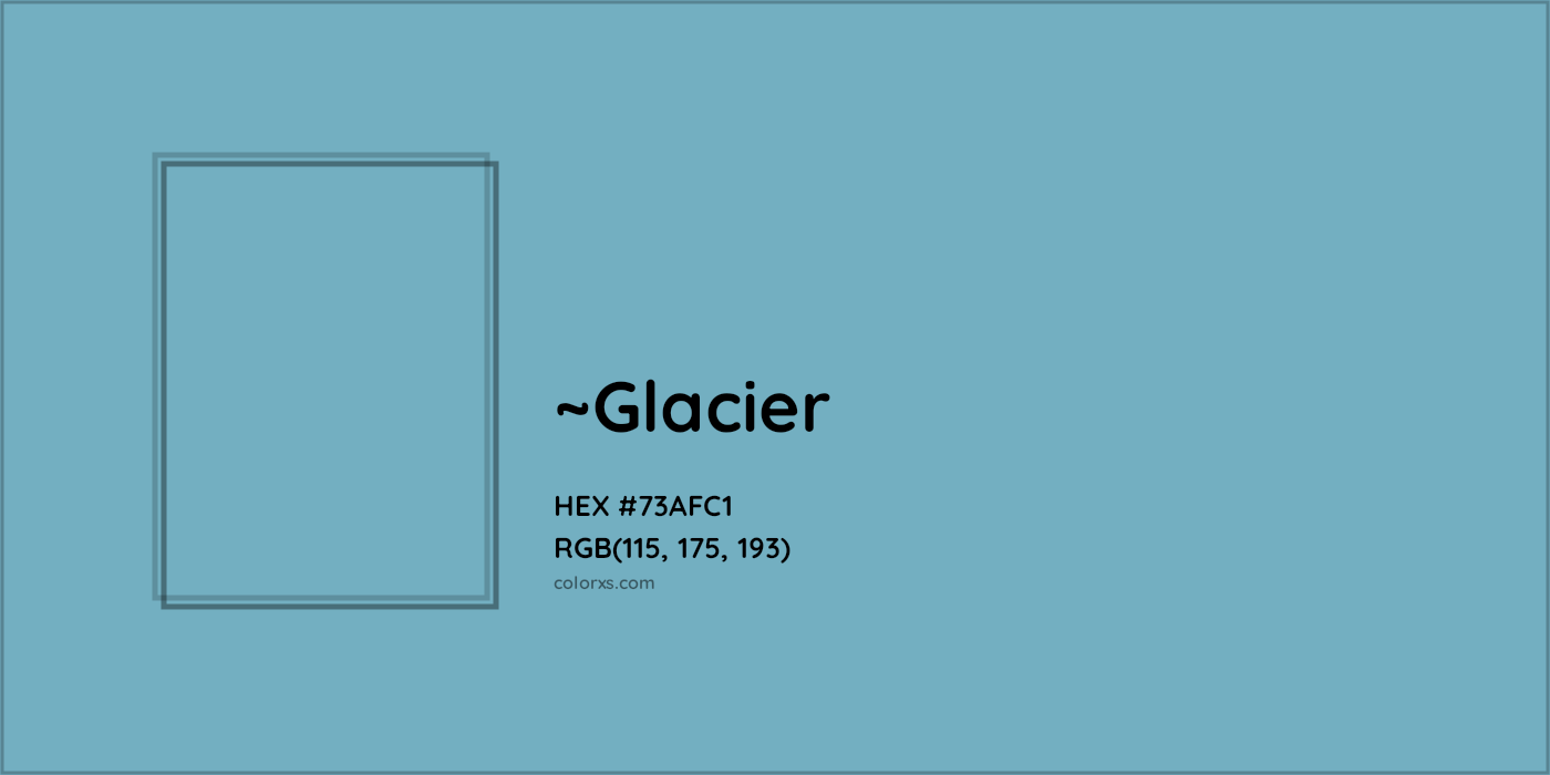 HEX #73AFC1 Color Name, Color Code, Palettes, Similar Paints, Images