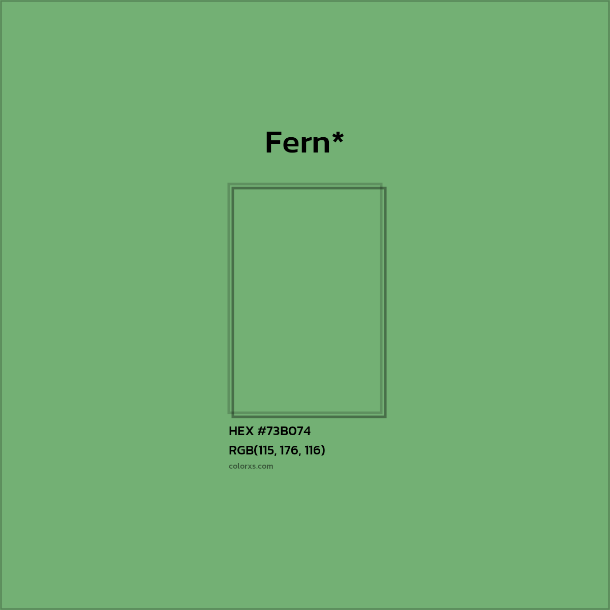 HEX #73B074 Color Name, Color Code, Palettes, Similar Paints, Images