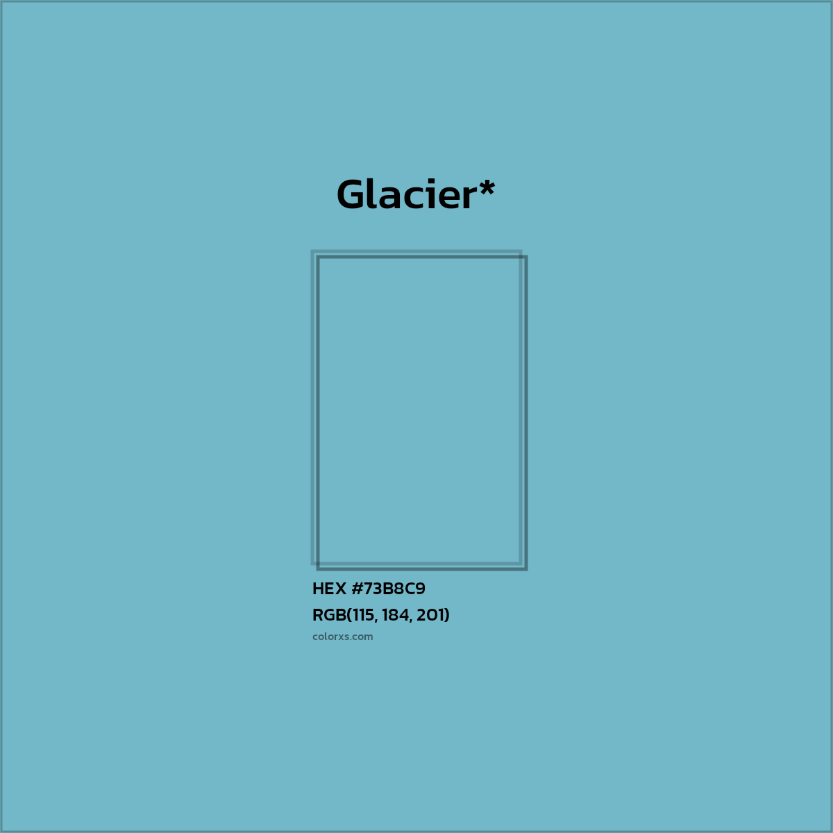 HEX #73B8C9 Color Name, Color Code, Palettes, Similar Paints, Images