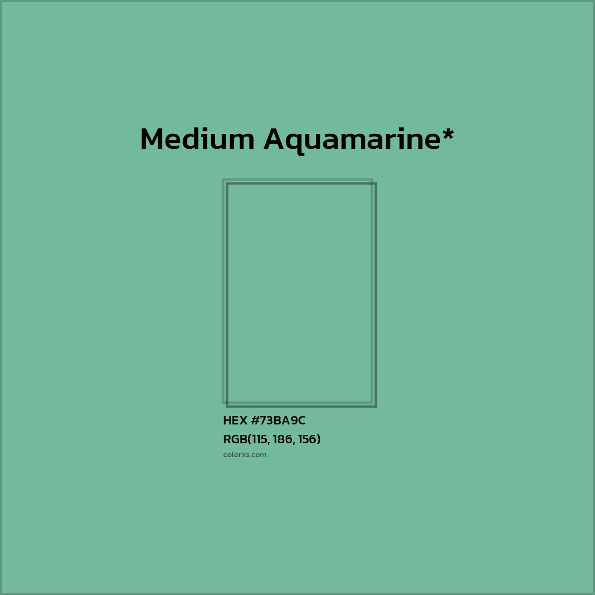 HEX #73BA9C Color Name, Color Code, Palettes, Similar Paints, Images