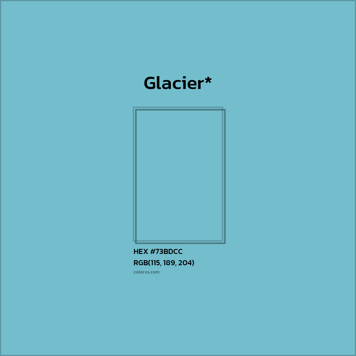 HEX #73BDCC Color Name, Color Code, Palettes, Similar Paints, Images