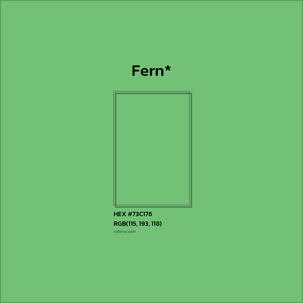 HEX #73C176 Color Name, Color Code, Palettes, Similar Paints, Images