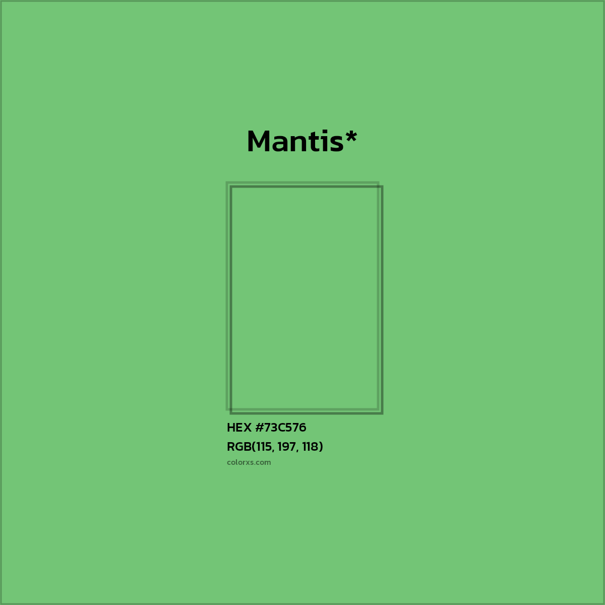 HEX #73C576 Color Name, Color Code, Palettes, Similar Paints, Images