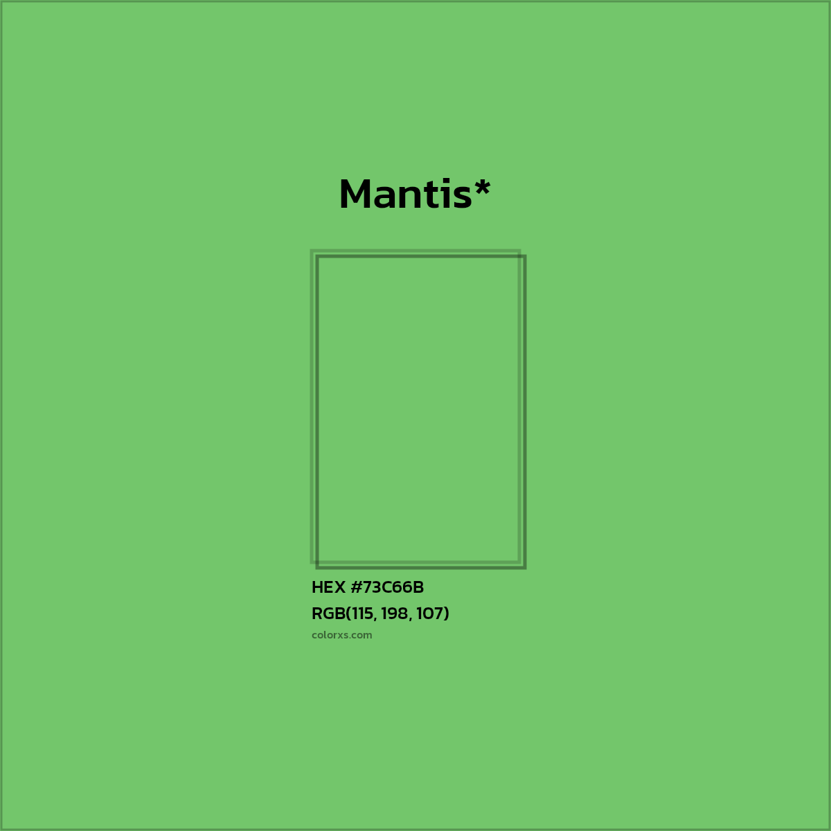 HEX #73C66B Color Name, Color Code, Palettes, Similar Paints, Images