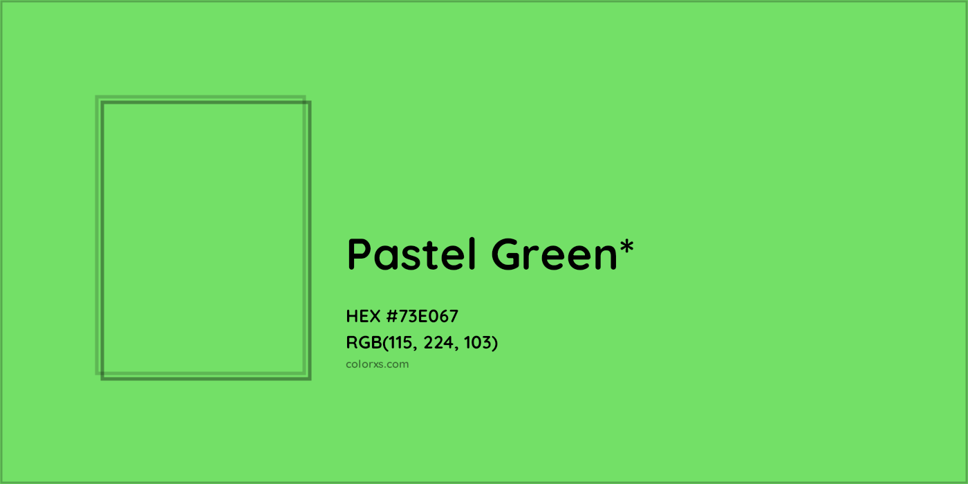 HEX #73E067 Color Name, Color Code, Palettes, Similar Paints, Images