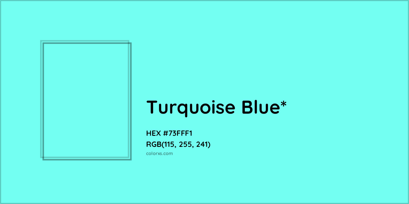 HEX #73FFF1 Color Name, Color Code, Palettes, Similar Paints, Images