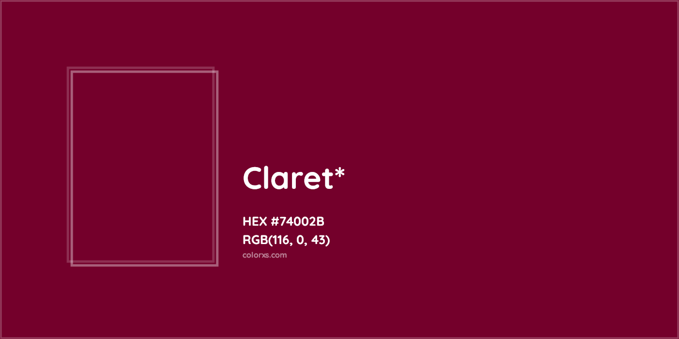 HEX #74002B Color Name, Color Code, Palettes, Similar Paints, Images