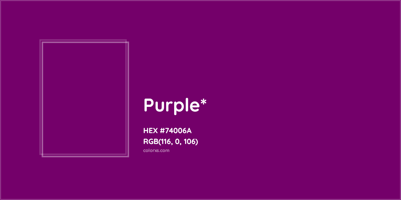 HEX #74006A Color Name, Color Code, Palettes, Similar Paints, Images