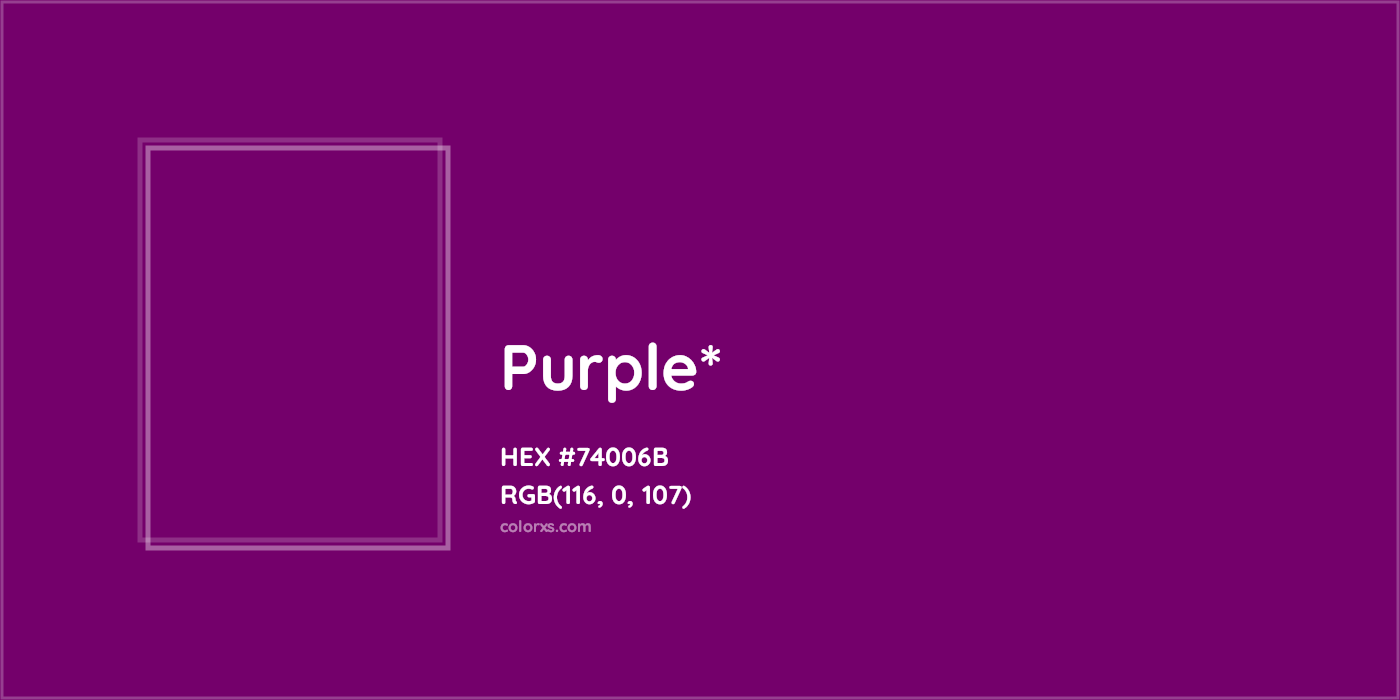 HEX #74006B Color Name, Color Code, Palettes, Similar Paints, Images
