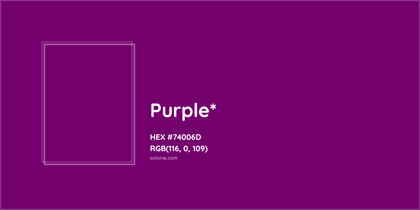 HEX #74006D Color Name, Color Code, Palettes, Similar Paints, Images