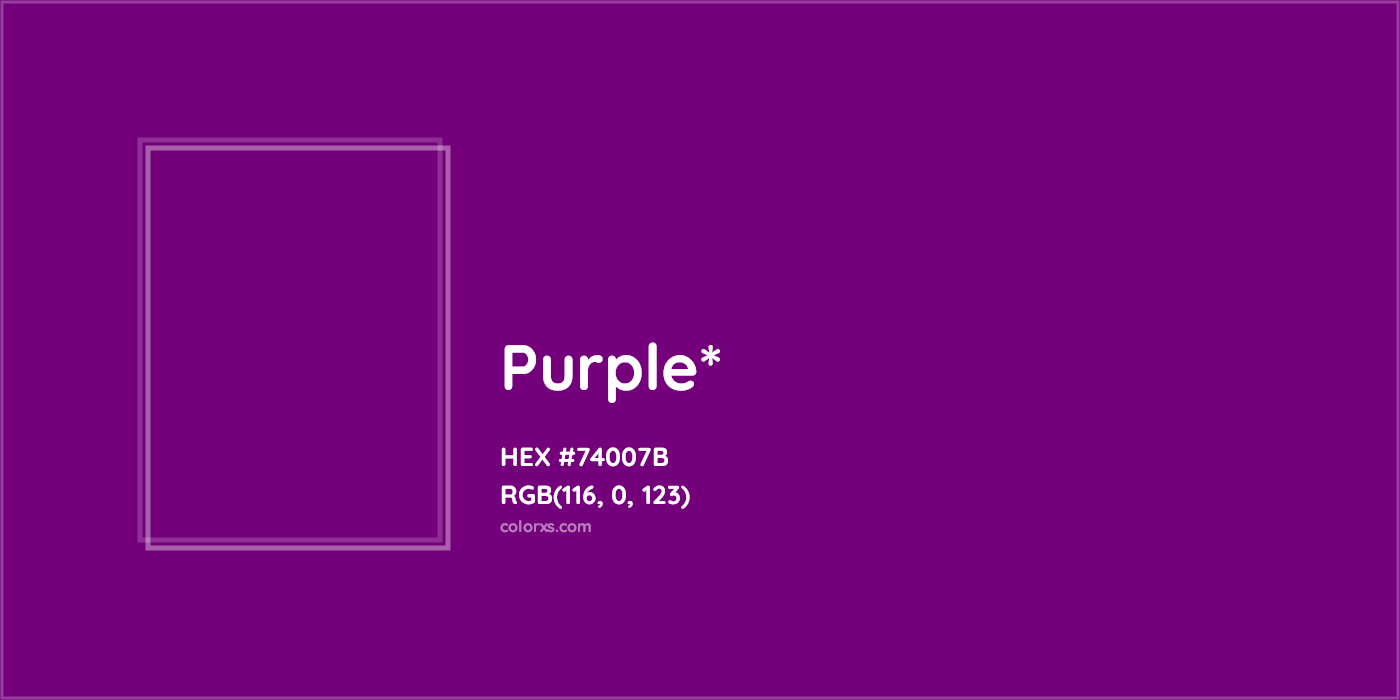 HEX #74007B Color Name, Color Code, Palettes, Similar Paints, Images