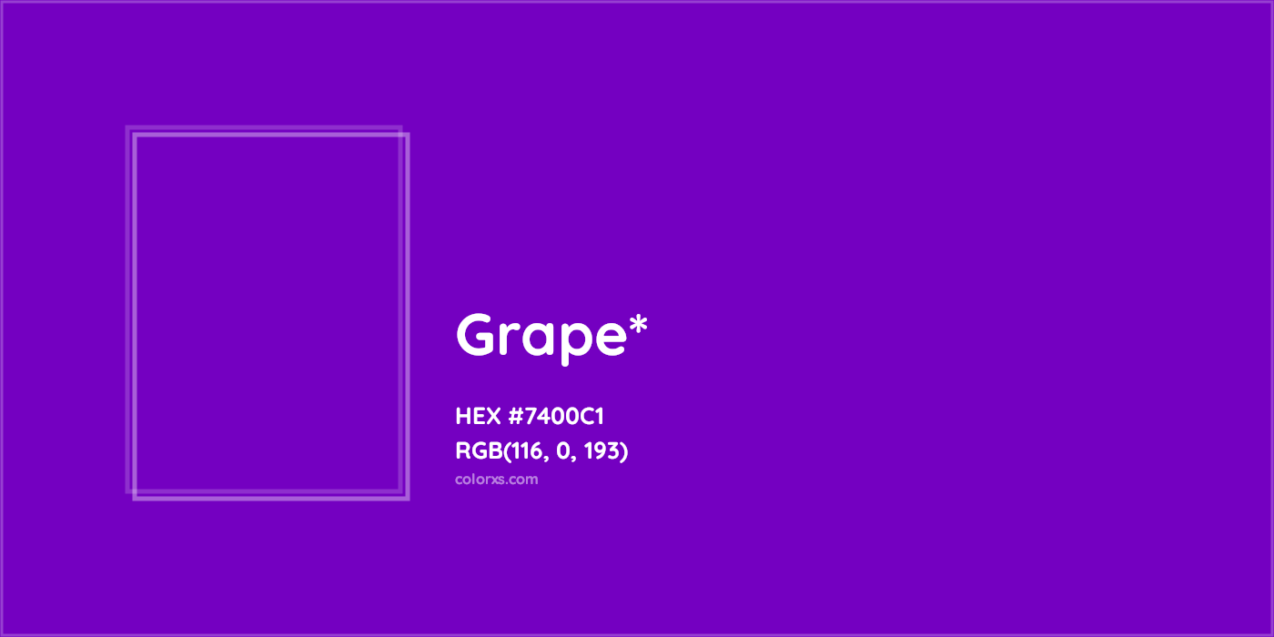 HEX #7400C1 Color Name, Color Code, Palettes, Similar Paints, Images