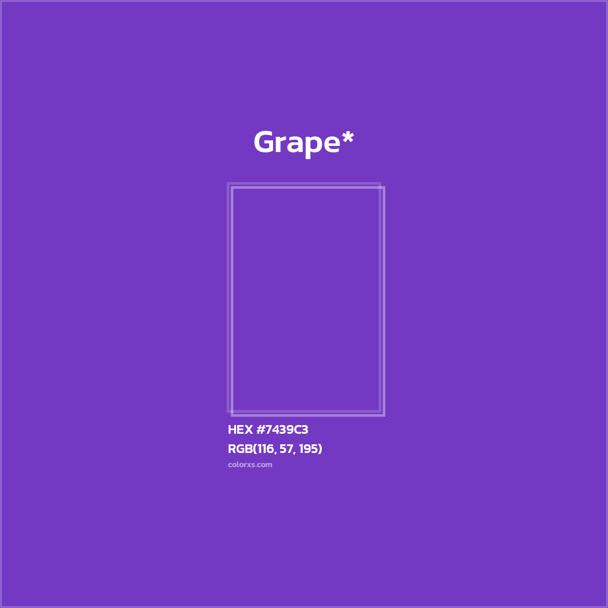 HEX #7439C3 Color Name, Color Code, Palettes, Similar Paints, Images