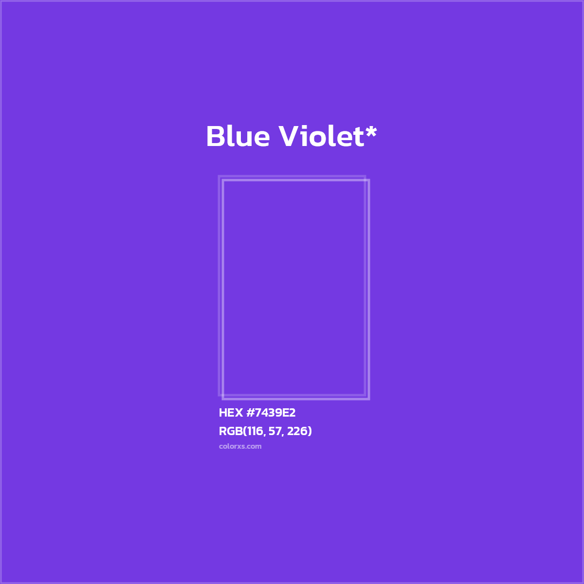 HEX #7439E2 Color Name, Color Code, Palettes, Similar Paints, Images