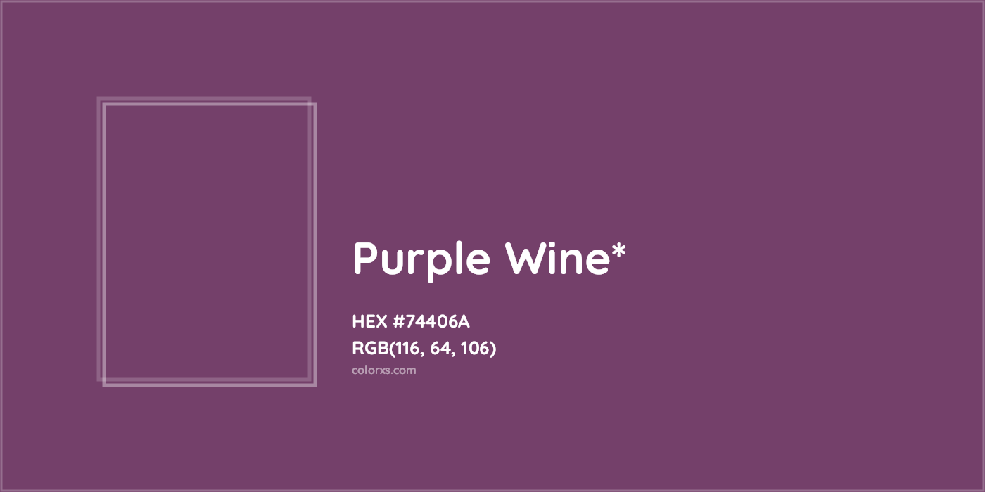 HEX #74406A Color Name, Color Code, Palettes, Similar Paints, Images