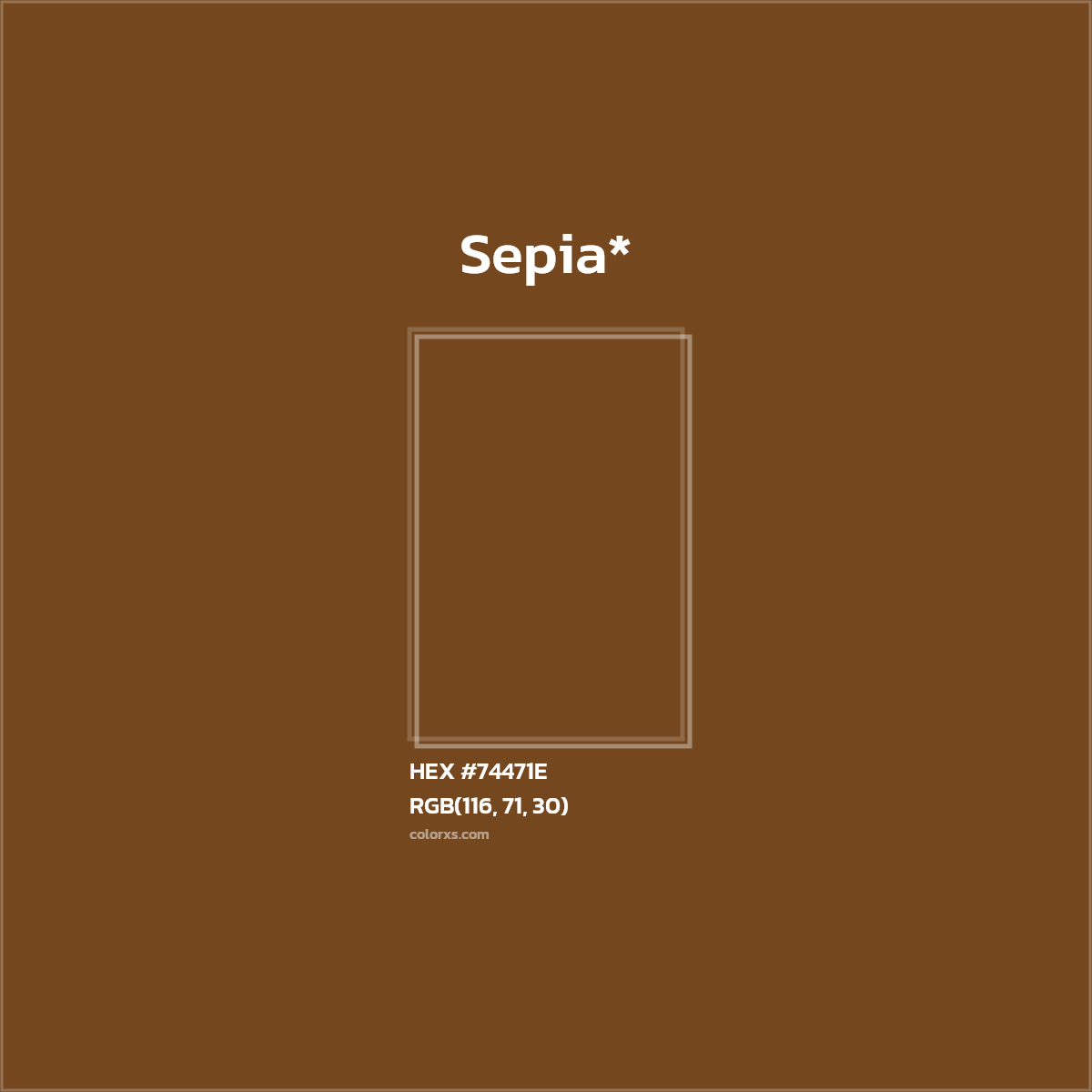HEX #74471E Color Name, Color Code, Palettes, Similar Paints, Images