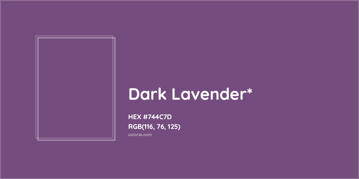 HEX #744C7D Color Name, Color Code, Palettes, Similar Paints, Images
