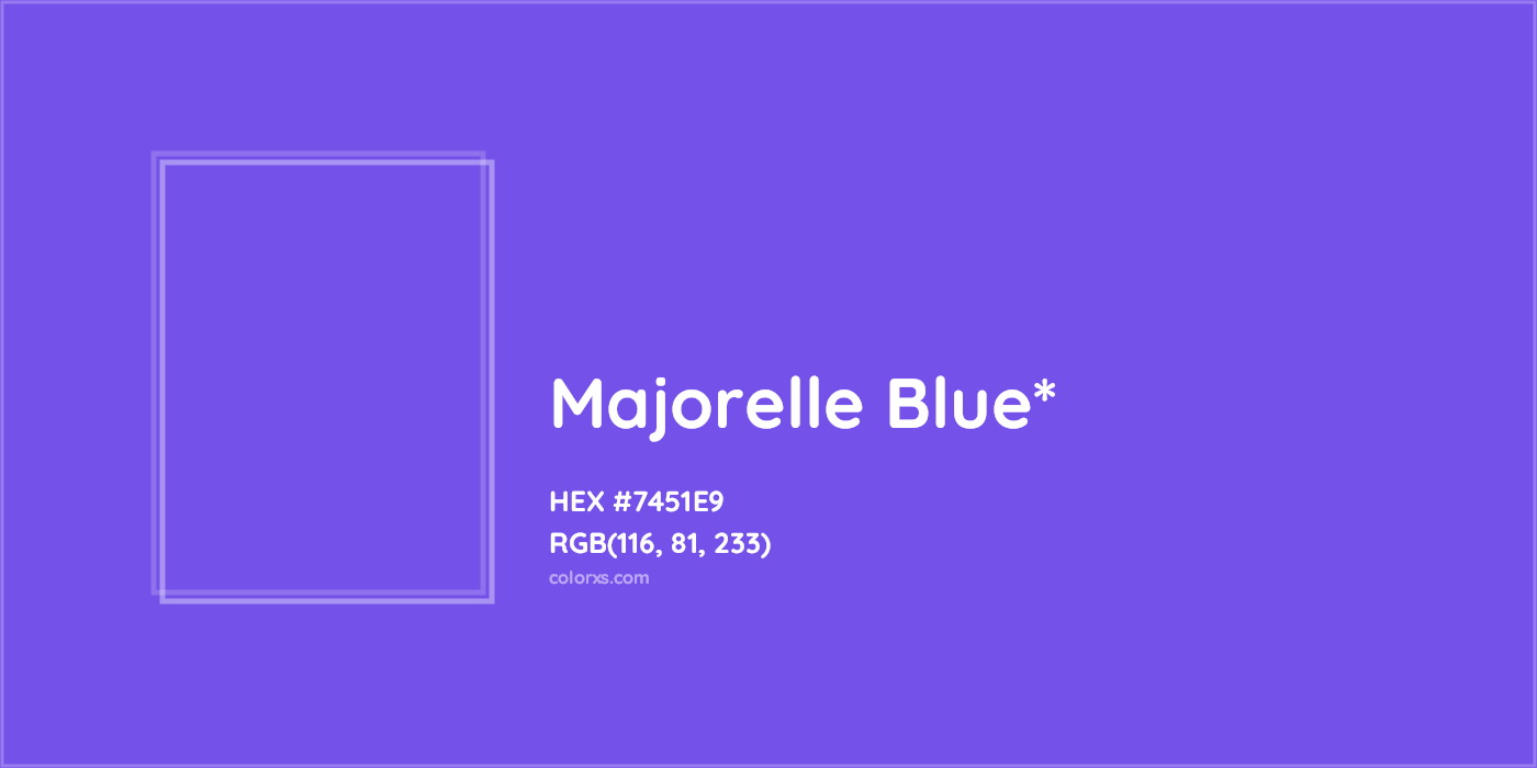 HEX #7451E9 Color Name, Color Code, Palettes, Similar Paints, Images